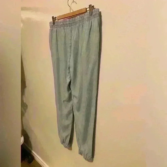 Ellen Tracy - Light Cotton Pants -  Light Denim Blue - Size M - Picture 5 of 5